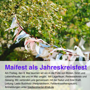 Maifest als Jahreskreisfest
