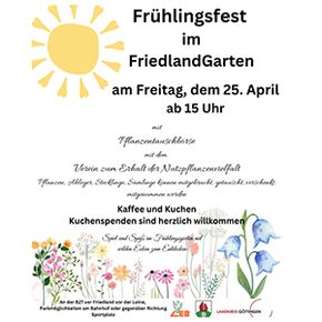 Frühlingsfest am 25. April 2025