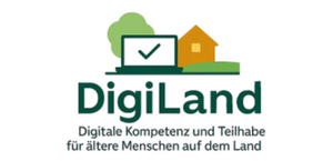 Seniorenpaar mit Laptop
