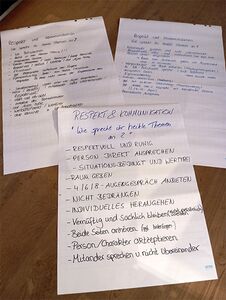 Respekt und Kommunikation