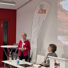 Ursula Kleinert vom Blinden- und Sehbehindertenverband Schleswig-Holstein e. V.