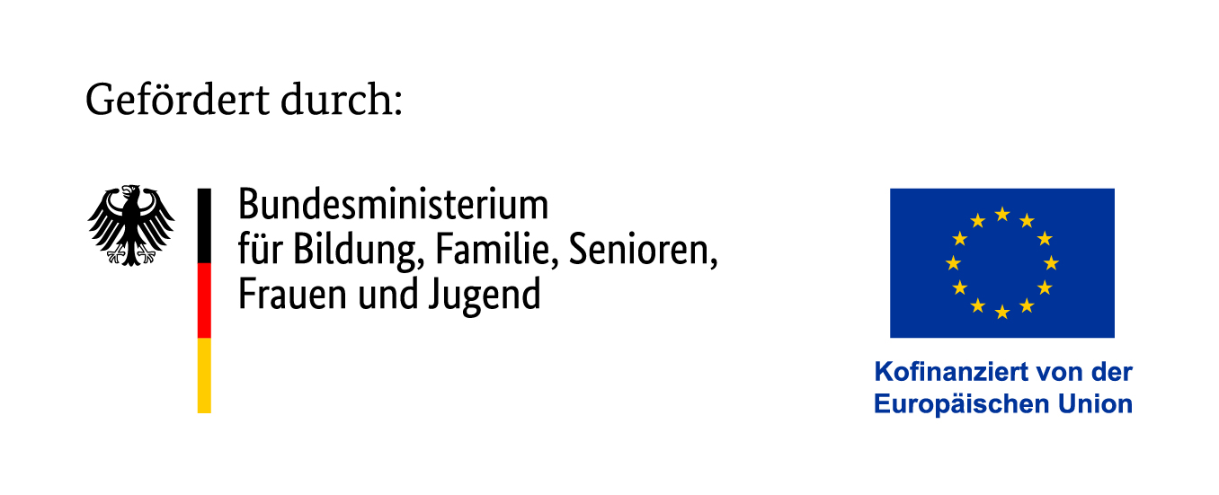 Kombi-Förderlogo BMBFSFJ und ESF